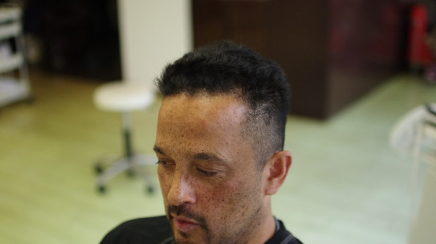 マイケルくんの同僚の方が、来店。　　当店、インターナショナルサロンを目指しております。