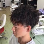 初めてパーマしました。